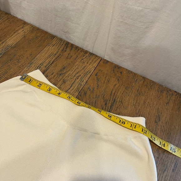 UCHUU - Beige Wide-Leg Knit Pants (Estimated S/M) - Picture 4 of 11